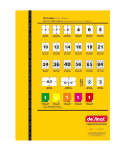 Desmat Sticker A4 St 16