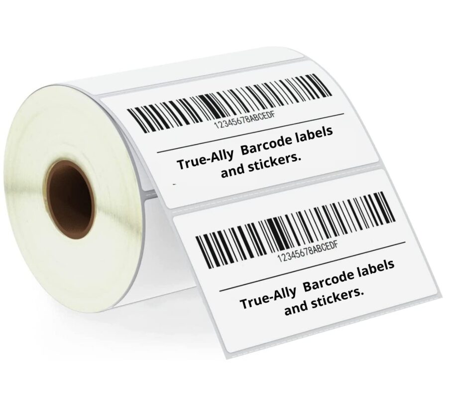 Barcode Label Sticker 75X25 1Up - OurStore.in